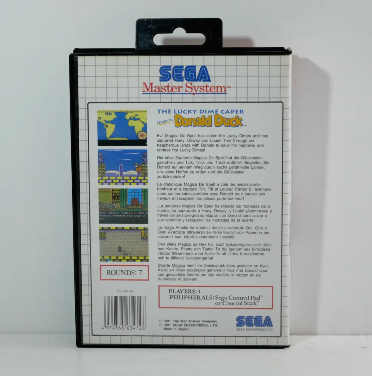 The Lucky Dime Caper Starring Donald Duck - Master System – Image 2